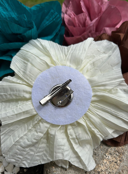 XL flower brooch (various colors)