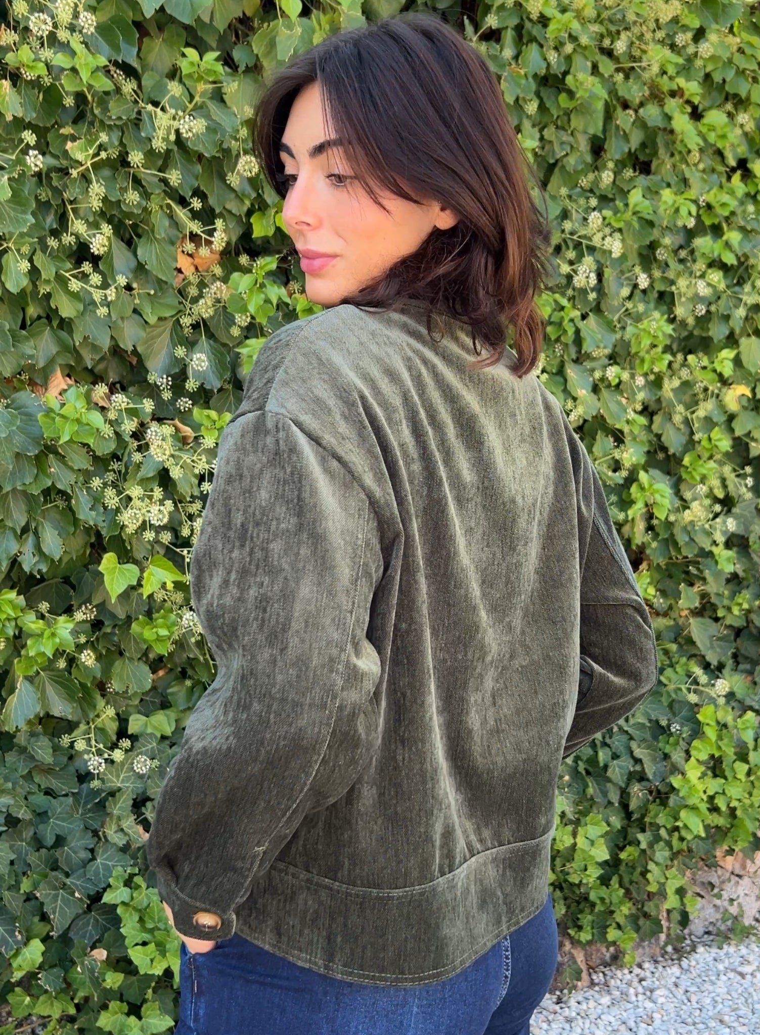 Cazadora verde