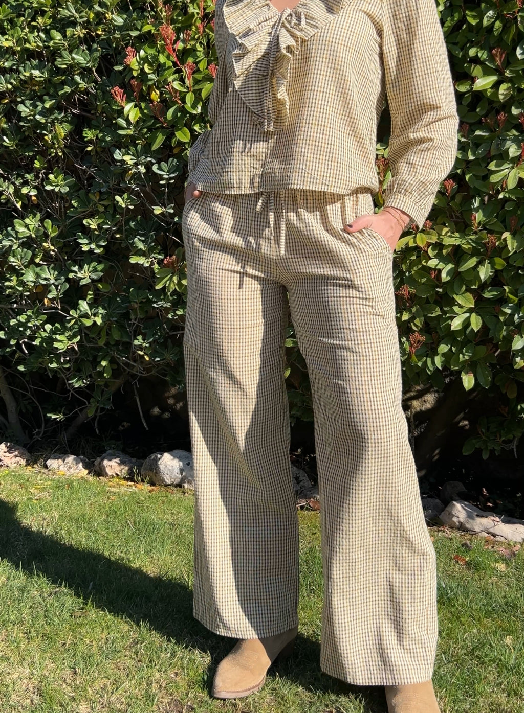 Pantalón cuadros