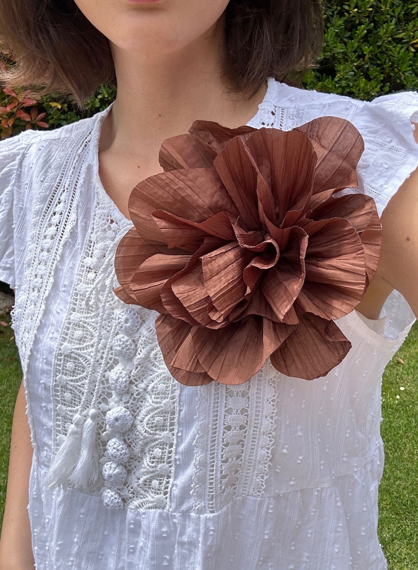 XL flower brooch (various colors)