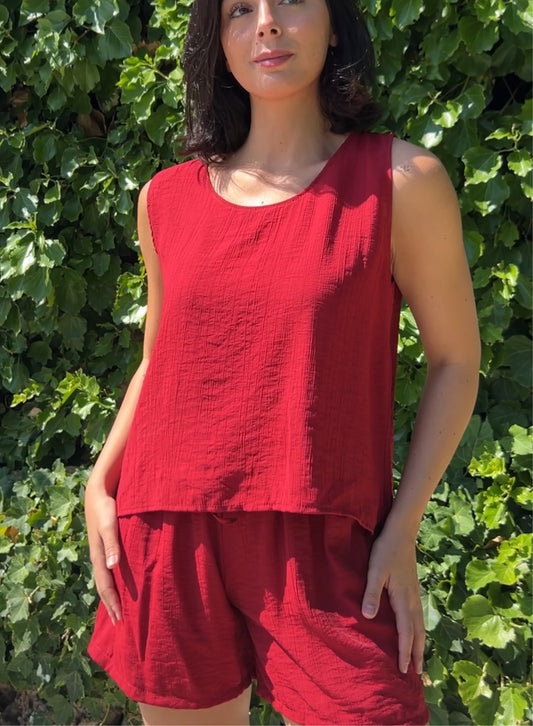 Top rojo