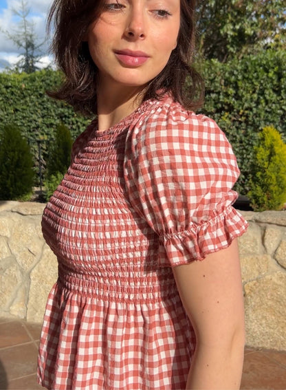 Tile gingham shirt
