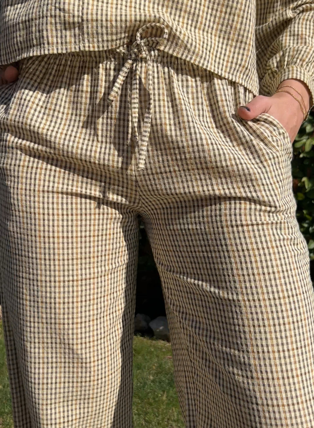 Pantalón cuadros