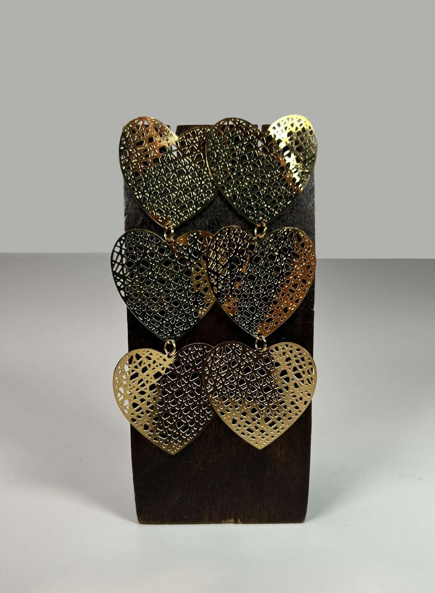 Pendientes Corazón Dorado