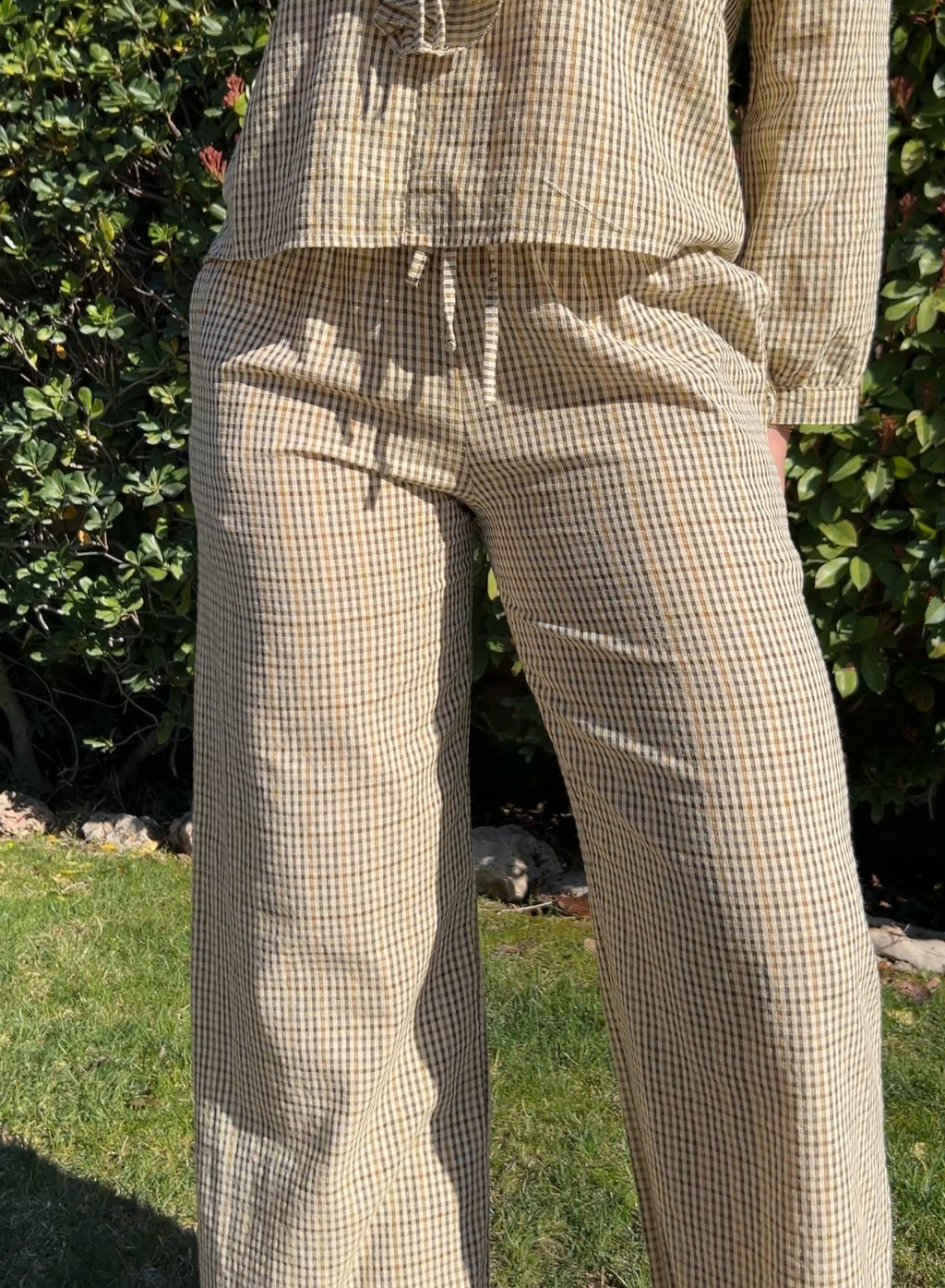 Pantalón cuadros