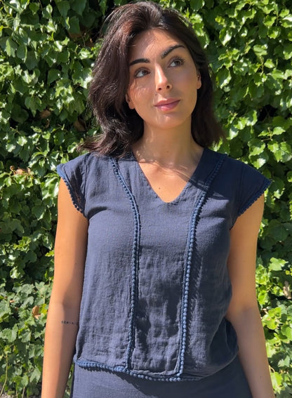 Camisa Maravita marino