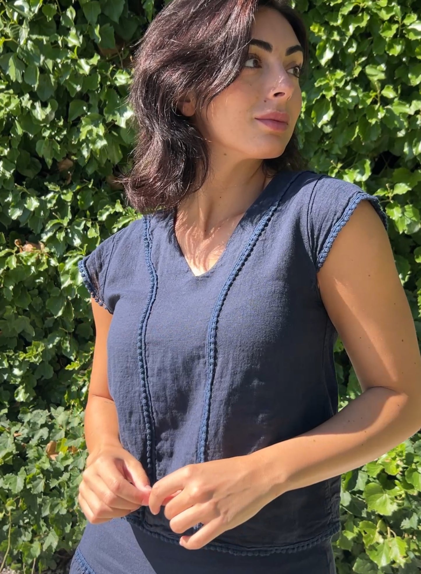 Camisa Maravita marino