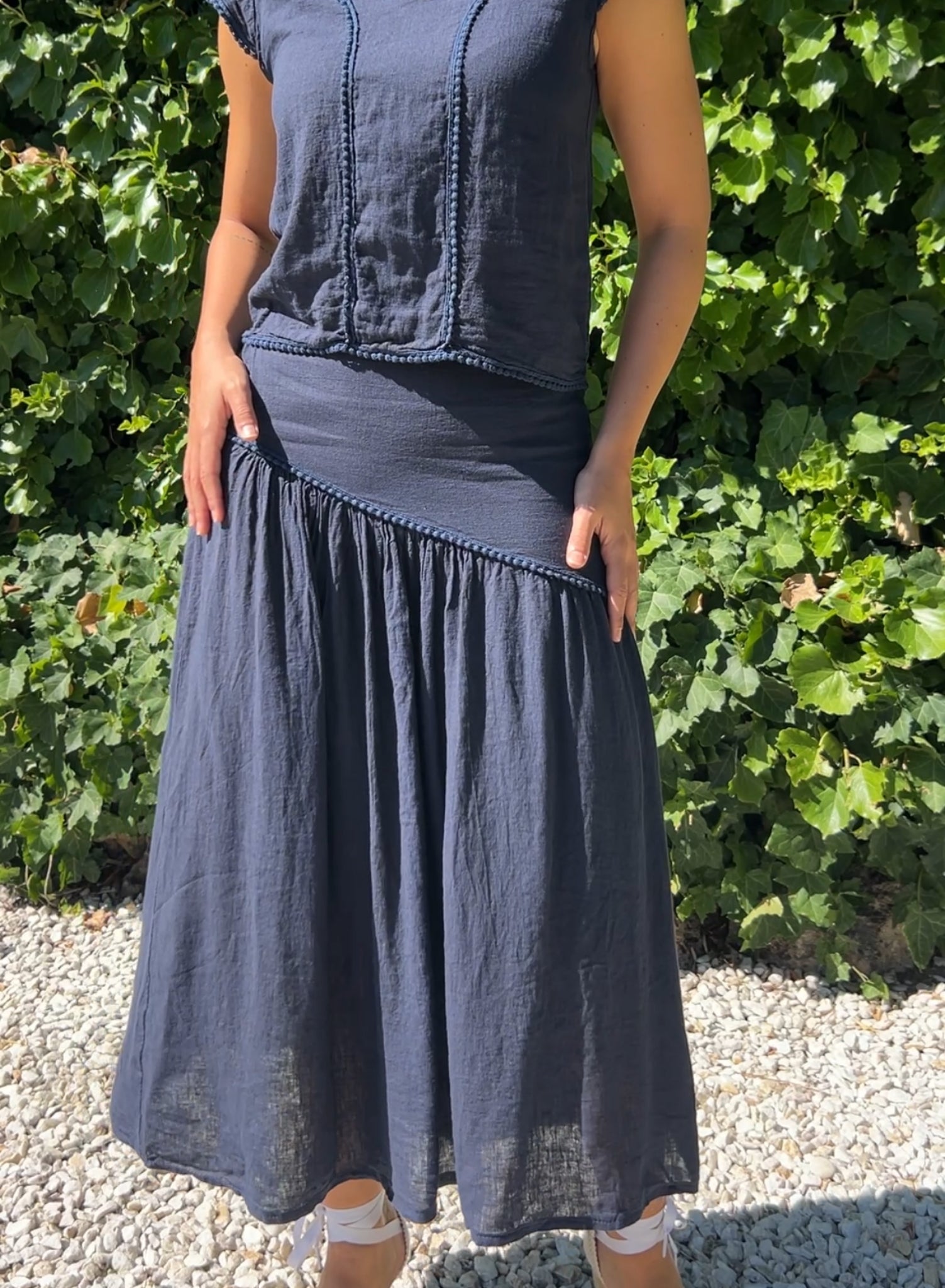 Falda Maravita marino
