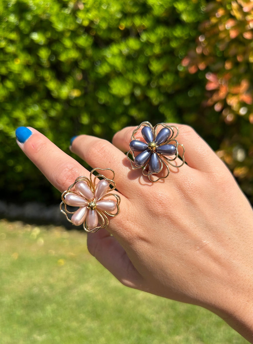 Anillo flor