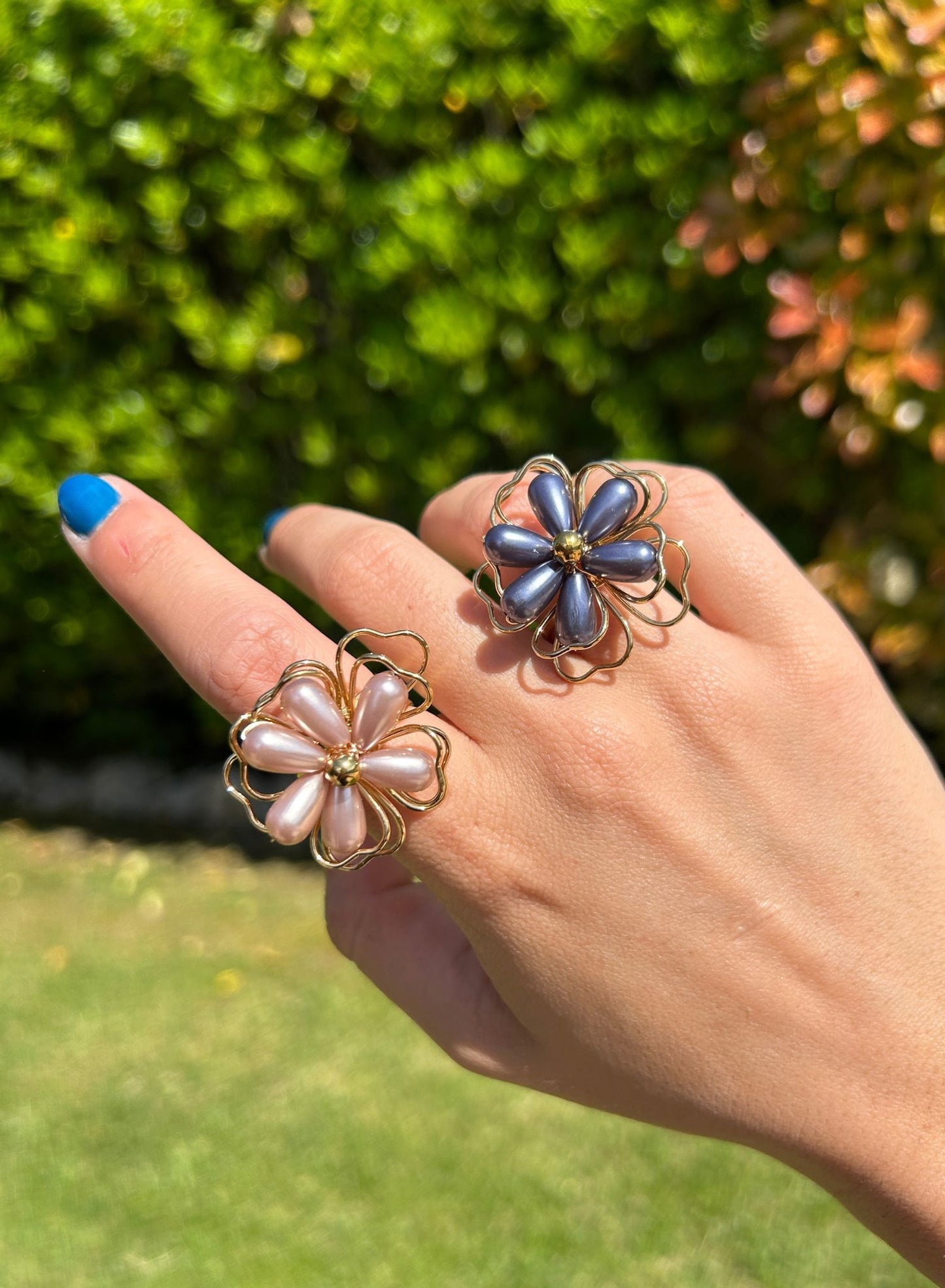 Anillo flor