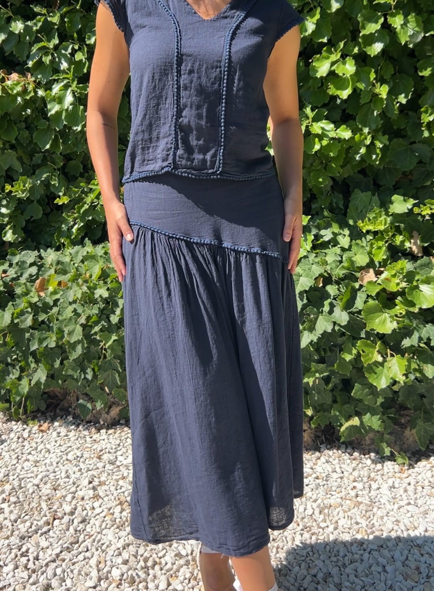 Falda Maravita marino