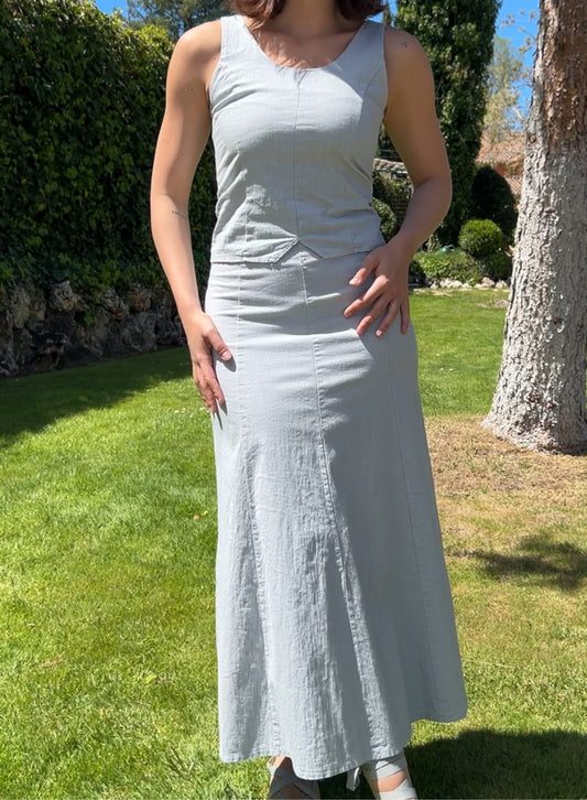 Olivia grey skirt 