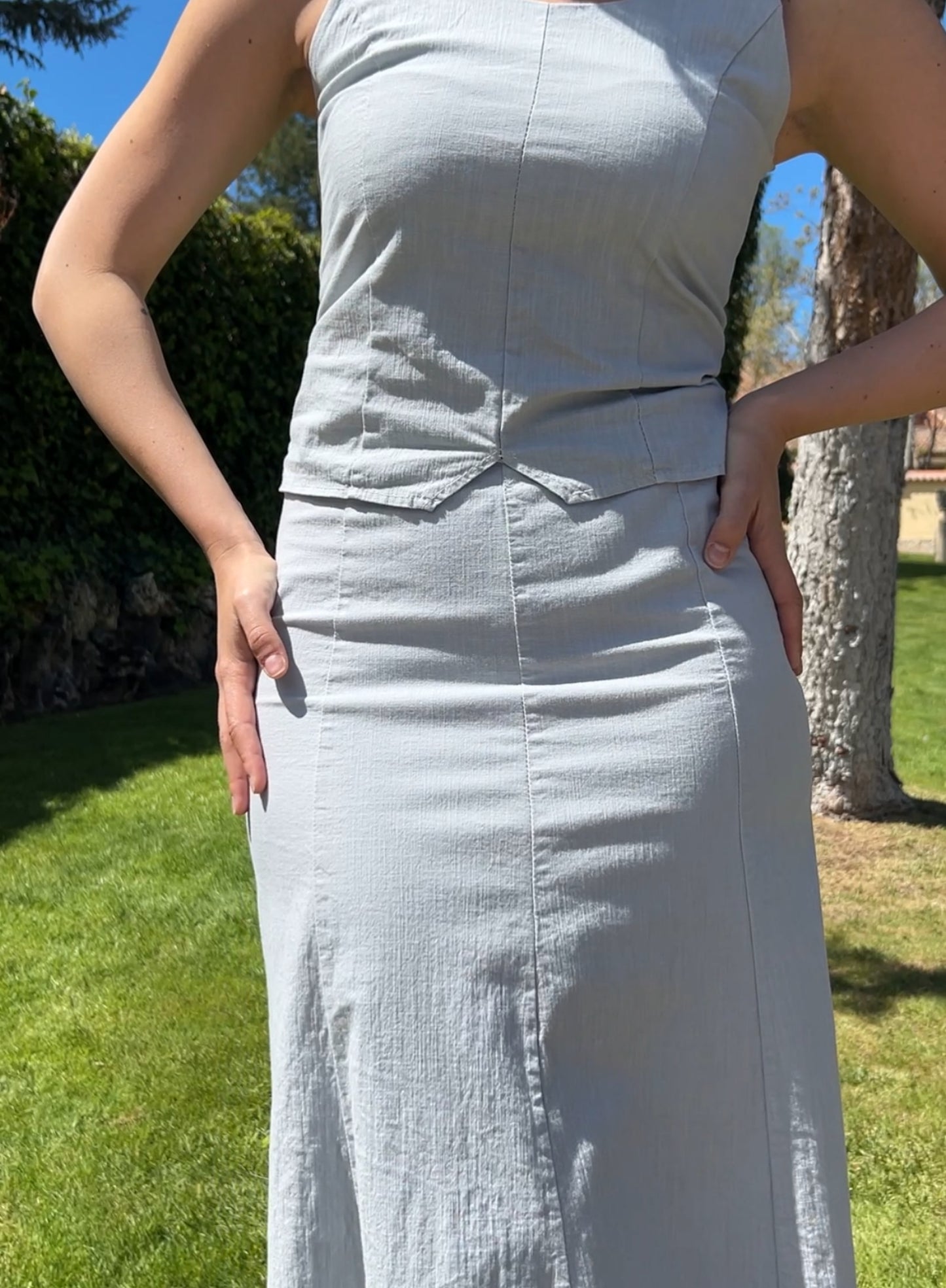 Olivia grey skirt 