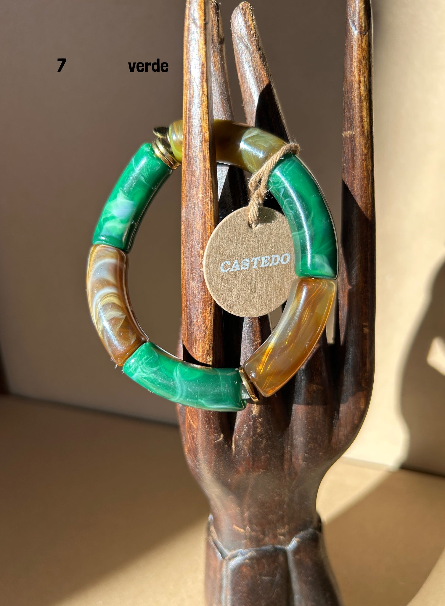 Pulsera macarrones grandes (disponible en varios colores)