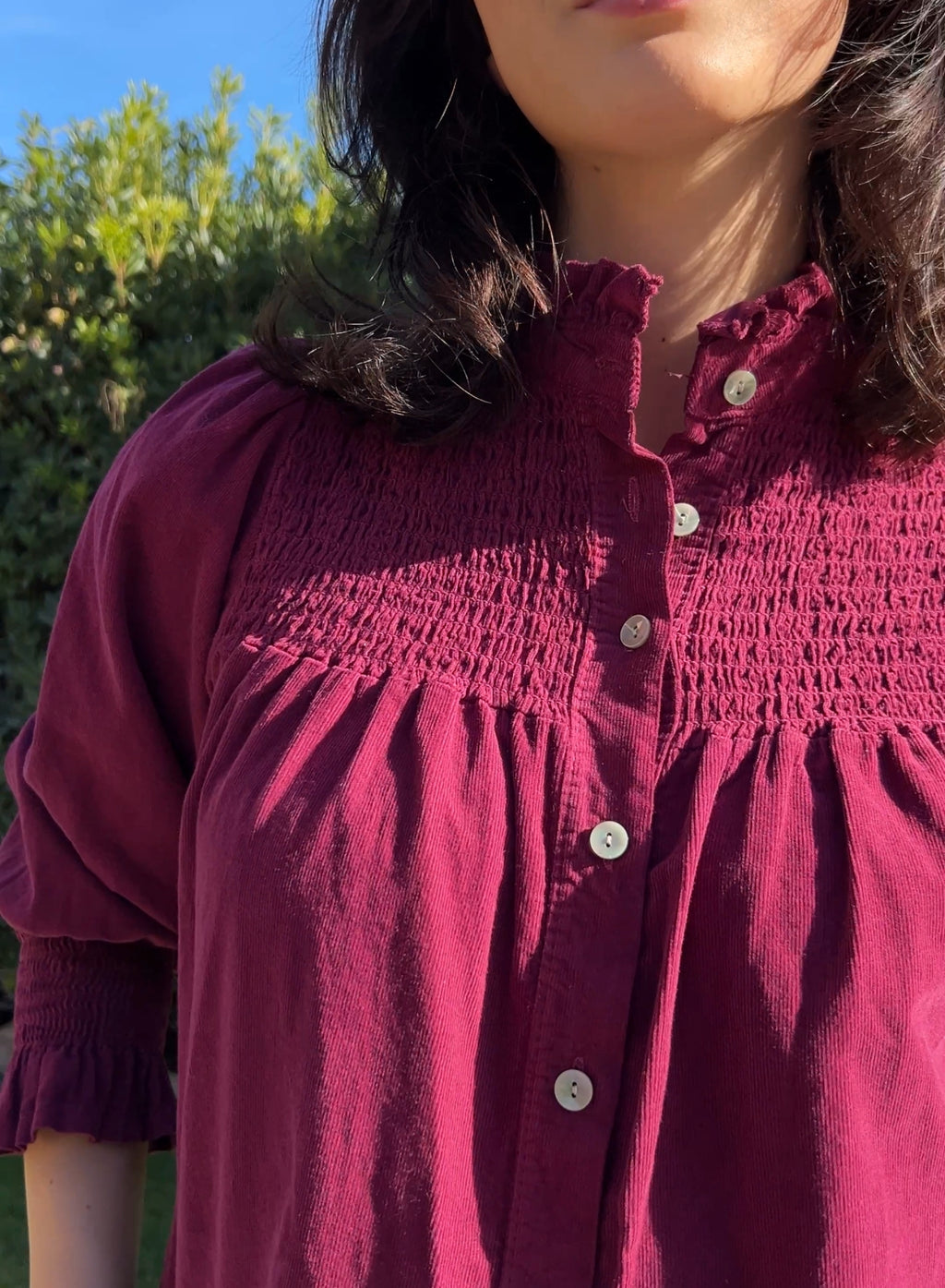 Camisa micropana buganvilla