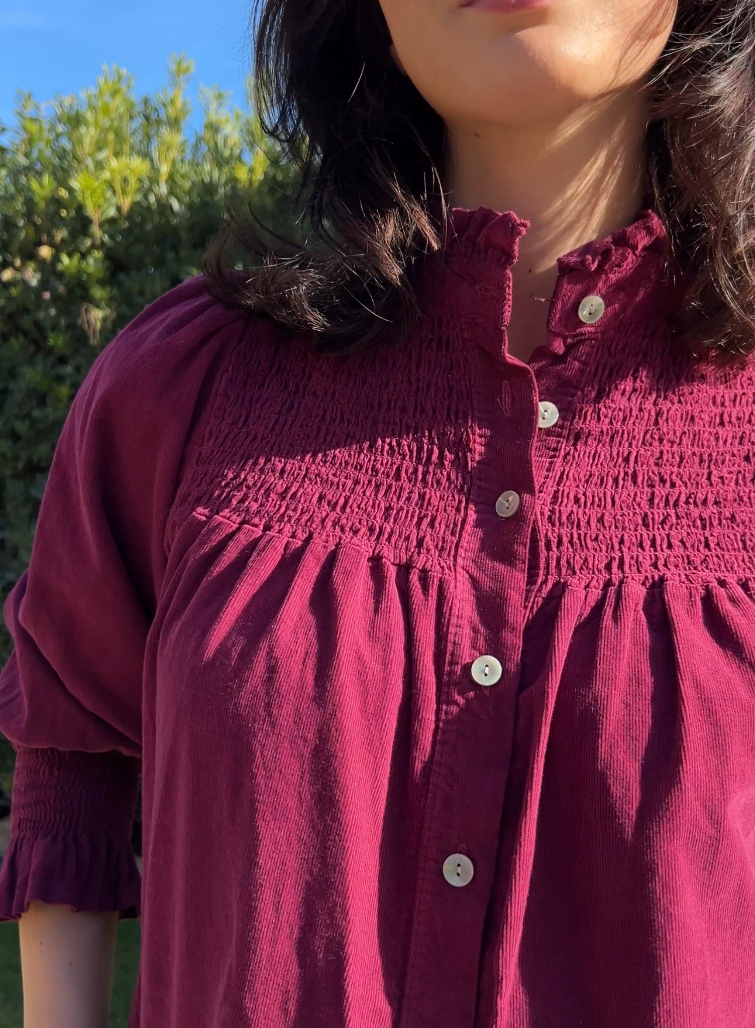 Camisa micropana buganvilla