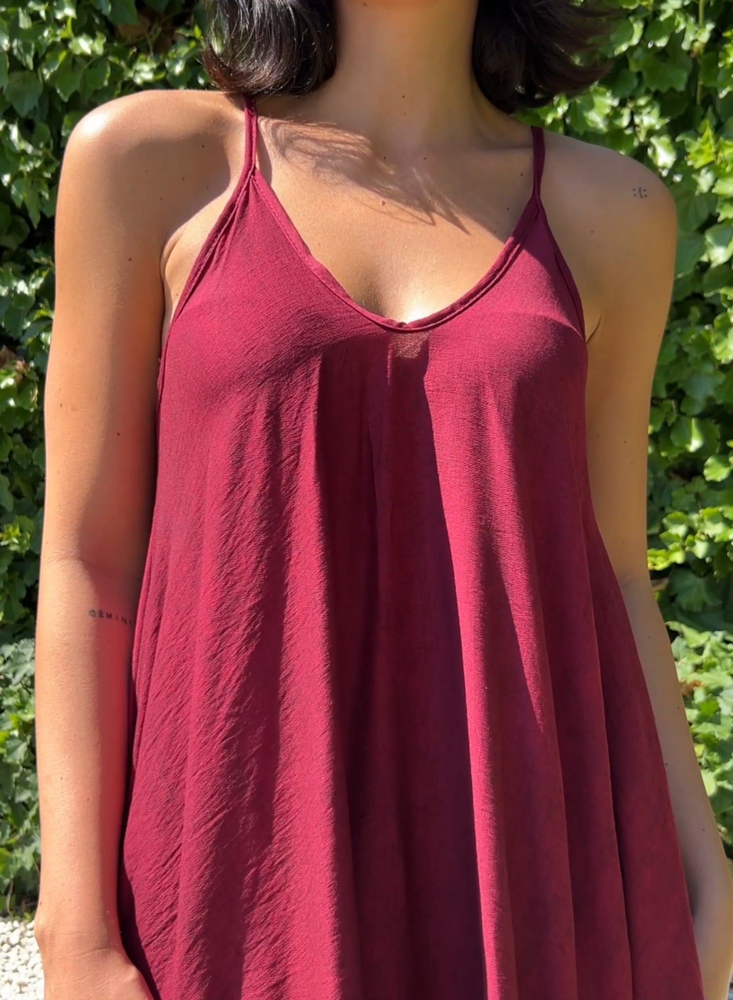 Vestido Dalia Granate