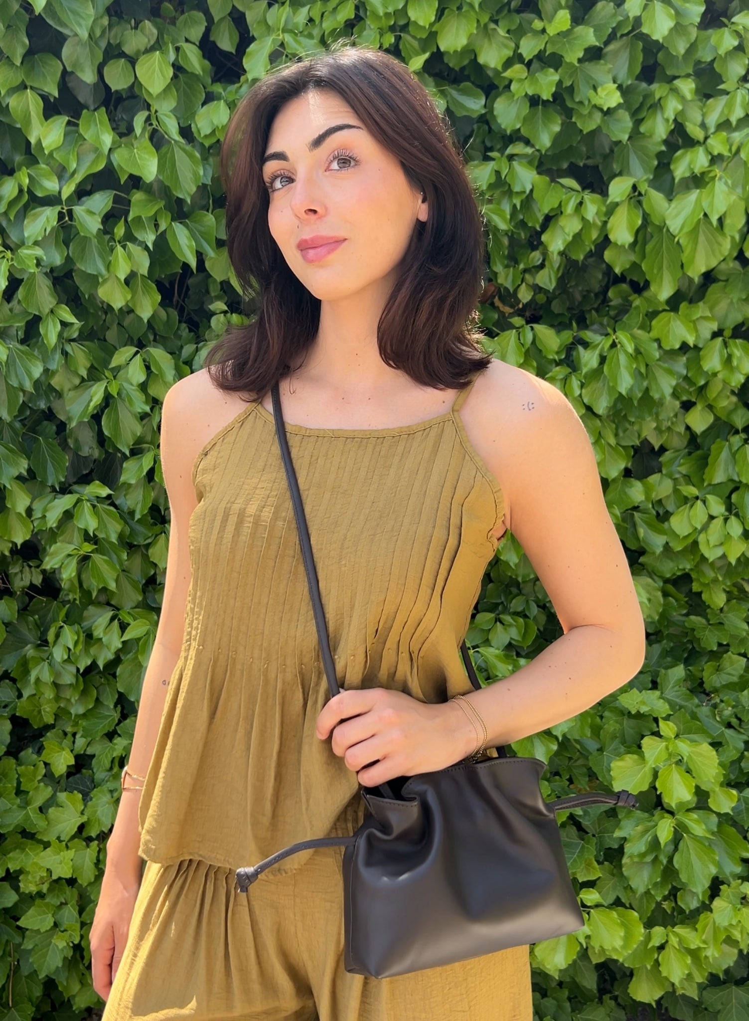 Bolso clutch piel