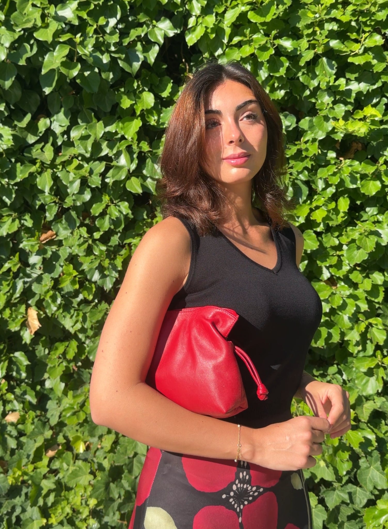 Bolso clutch piel