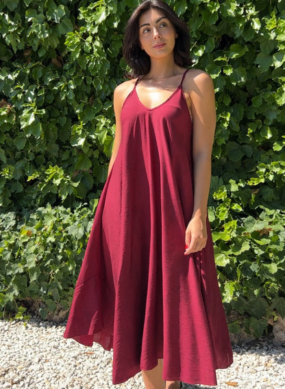 Vestido Dalia Granate