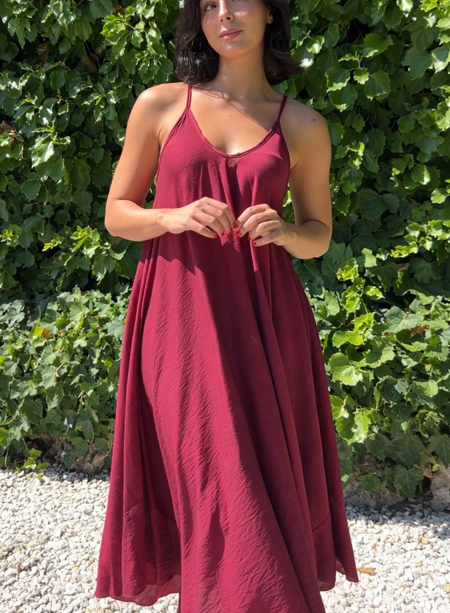 Vestido Dalia Granate