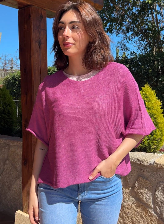 Thin bougainvillea sweater