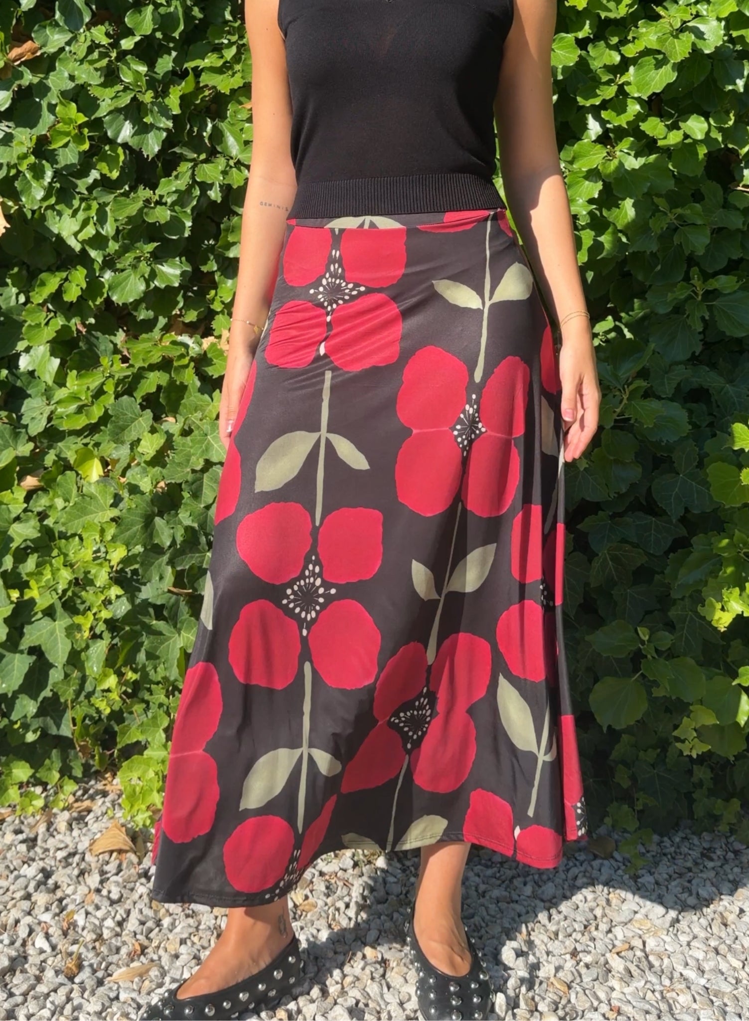Falda amapola licra