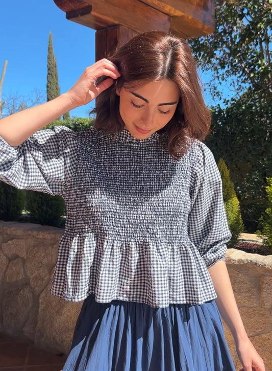 Blue Vichy Shirt 