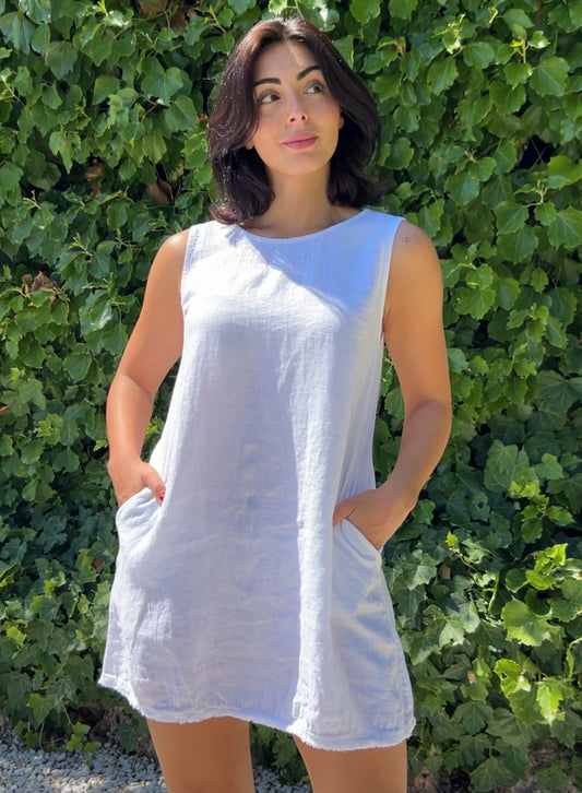 Vestido lino playa