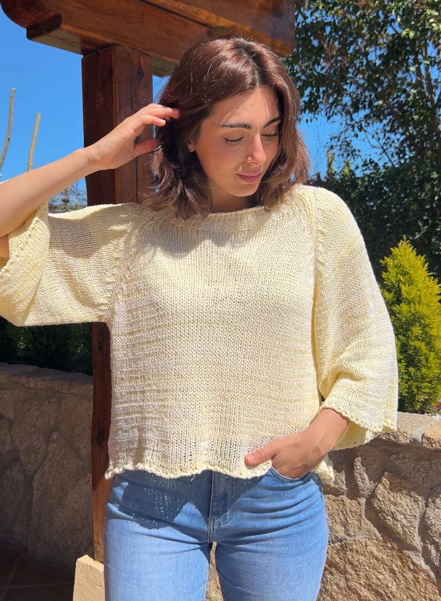 Marieta yellow sweater