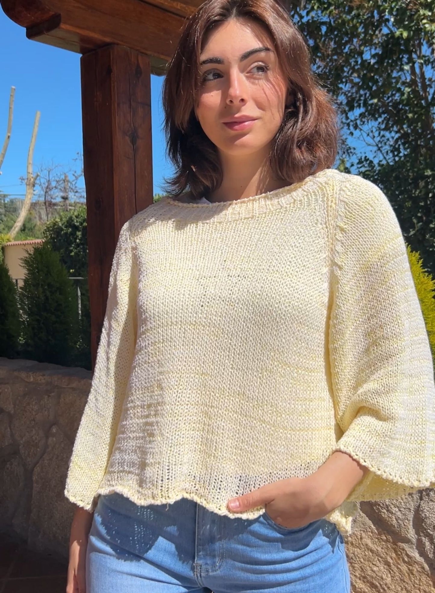 Marieta yellow sweater