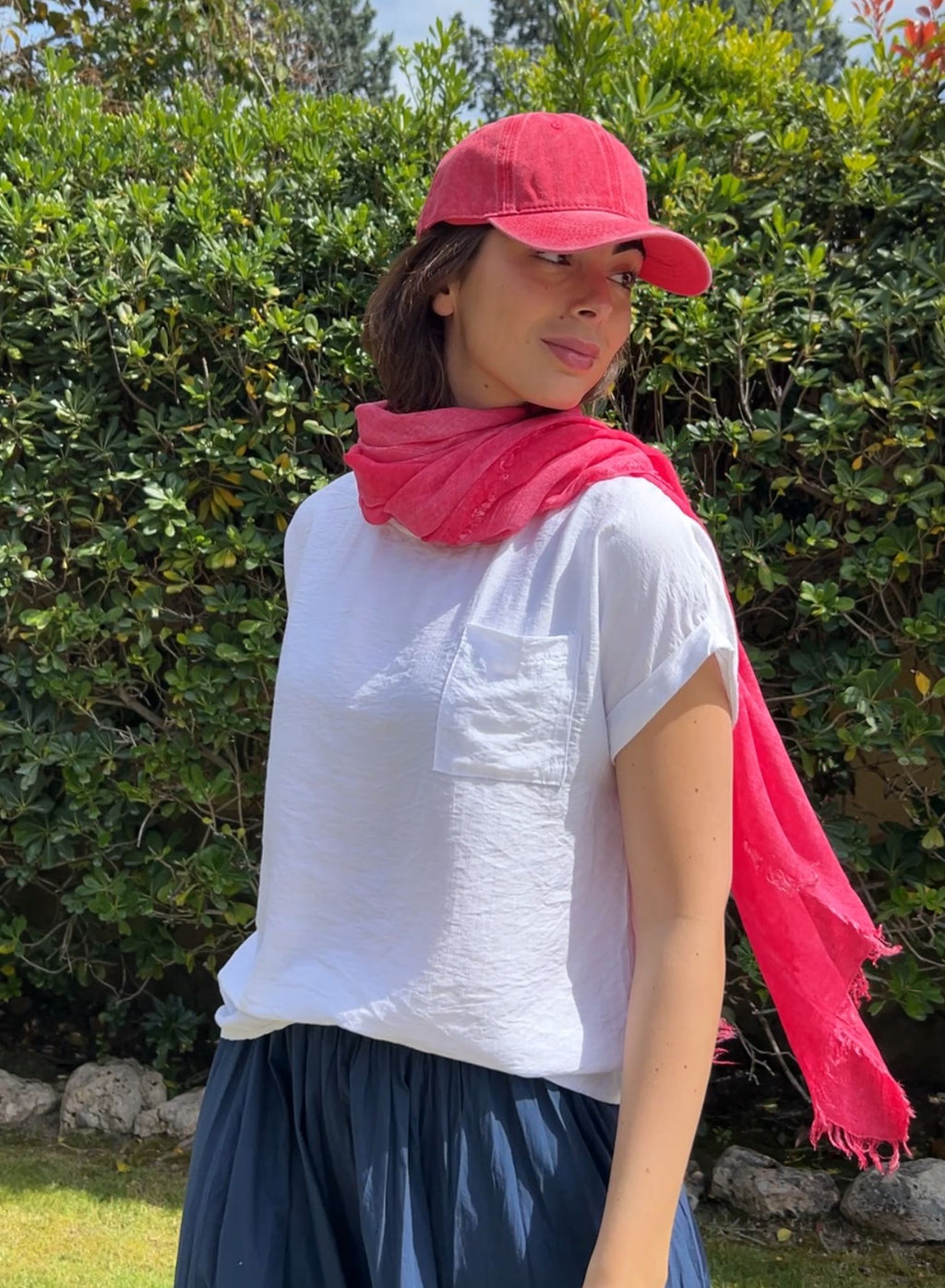 Gorra + pañuelo fresón