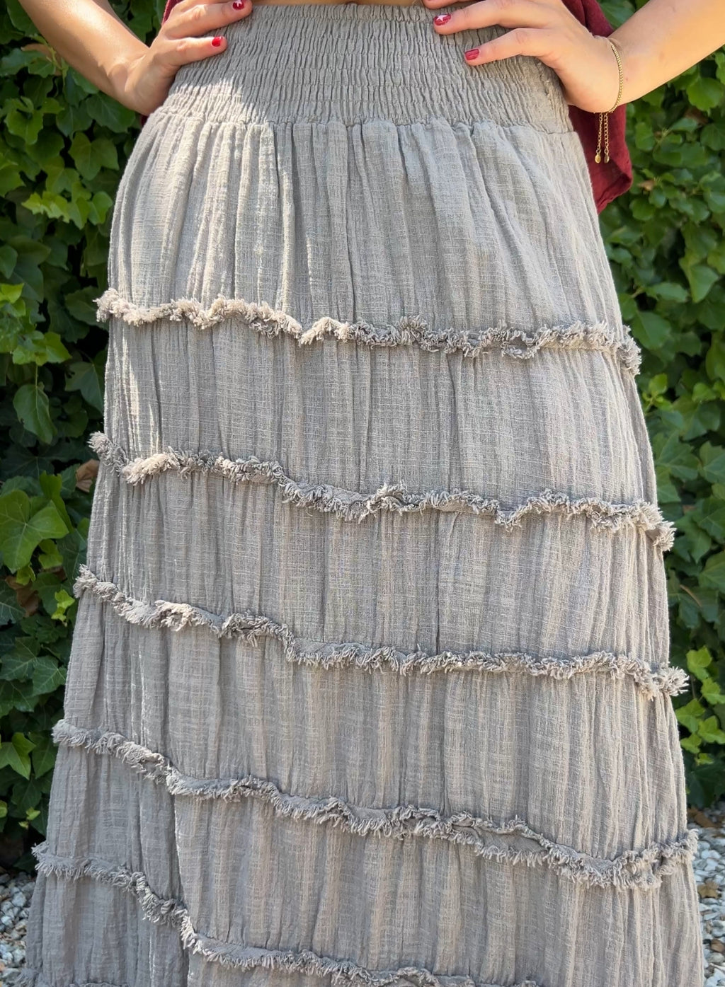 Falda / vestido gris