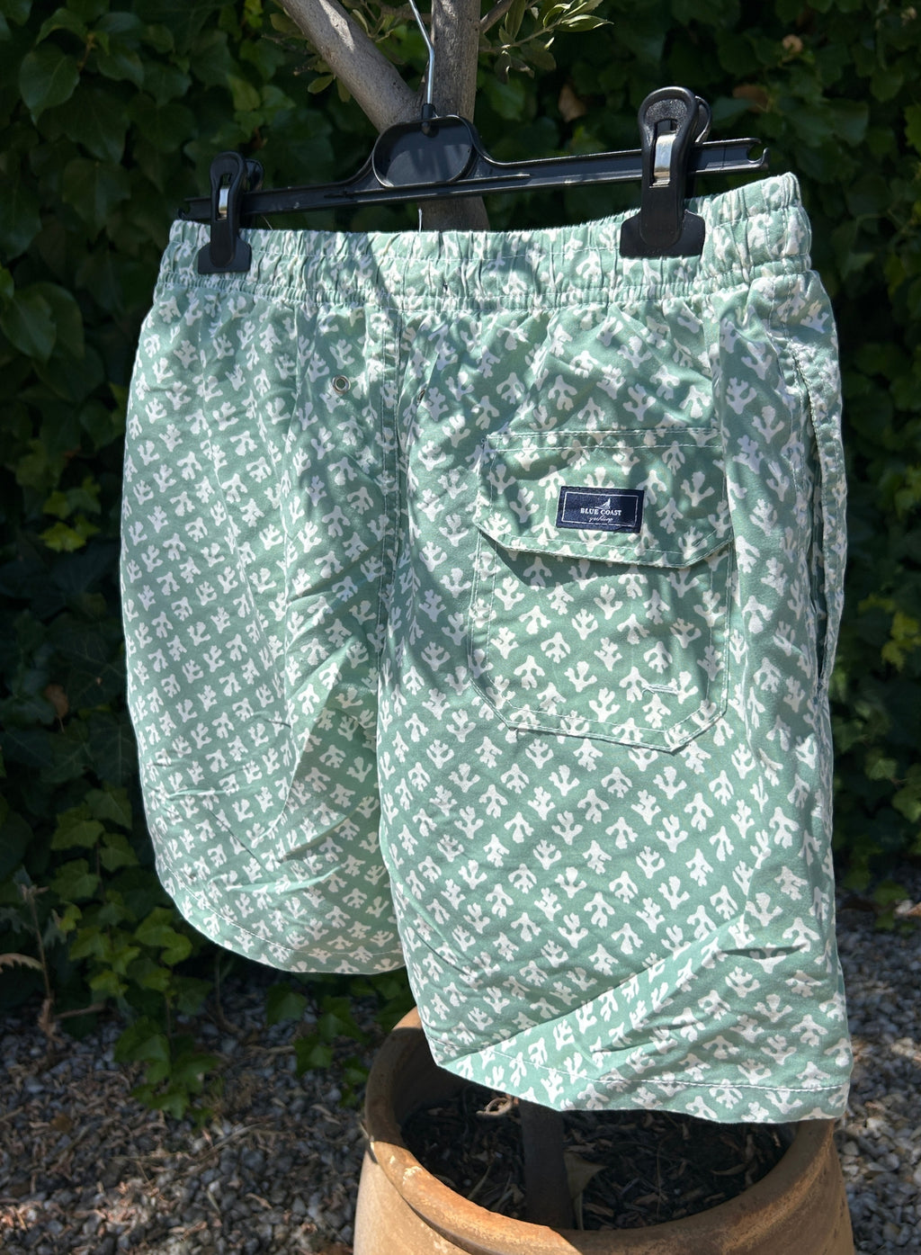 Bañador Hombre coral verde