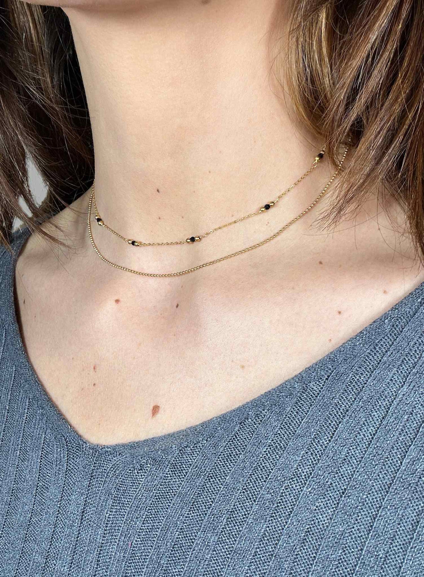 Collar Bolitas (disponible varios colores)