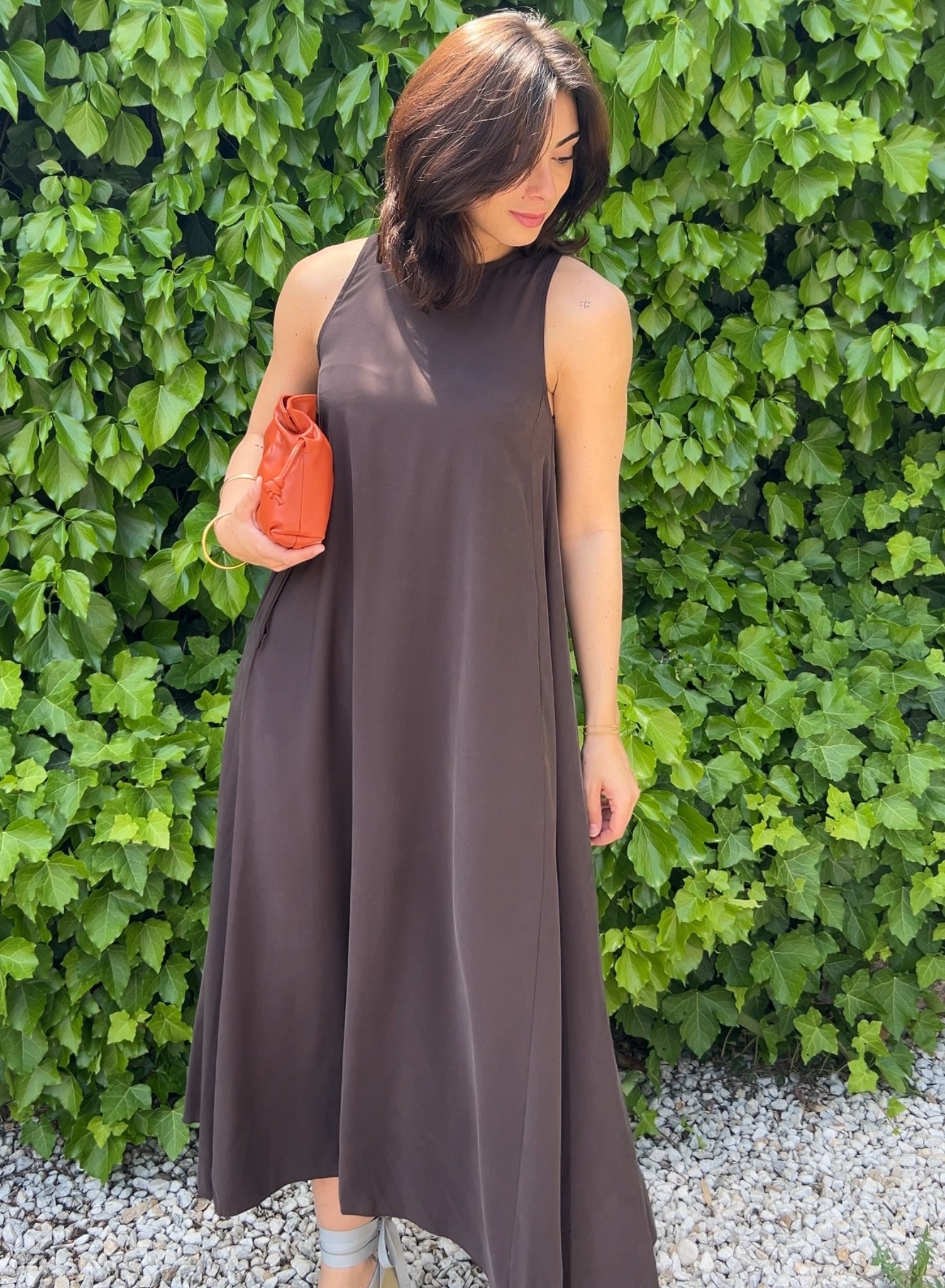 Vestido chocolate