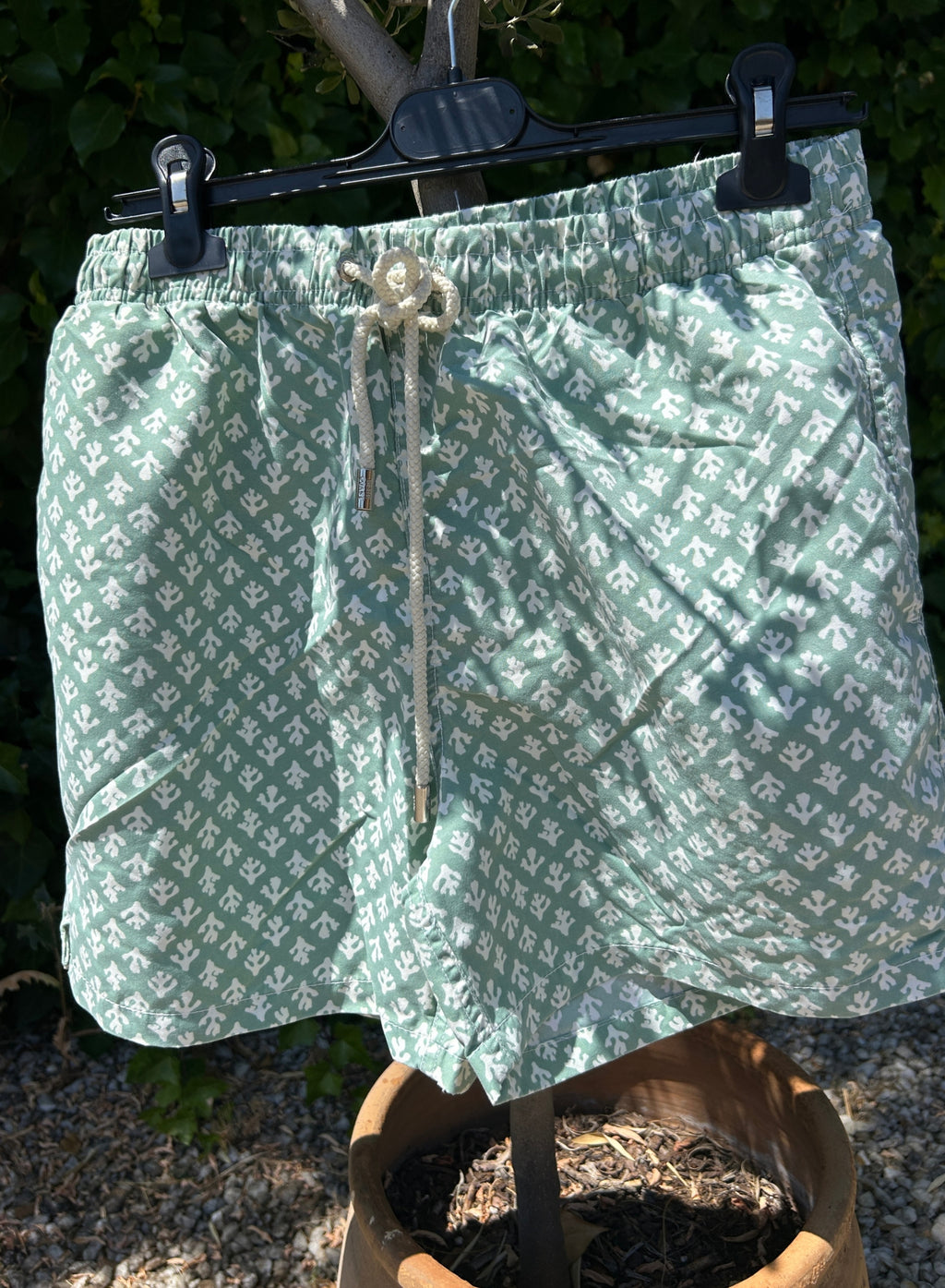 Bañador Hombre coral verde