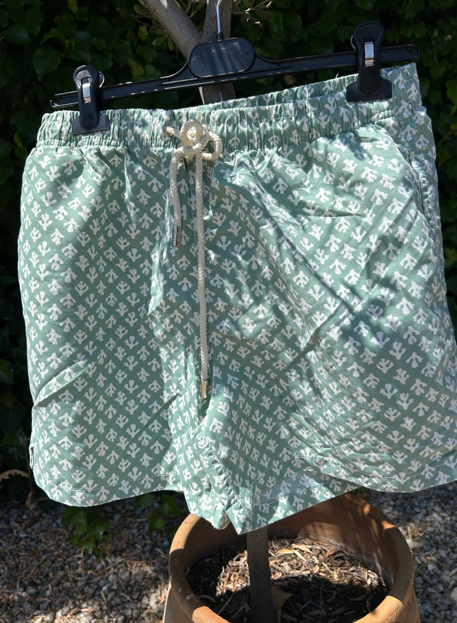 Bañador Hombre coral verde