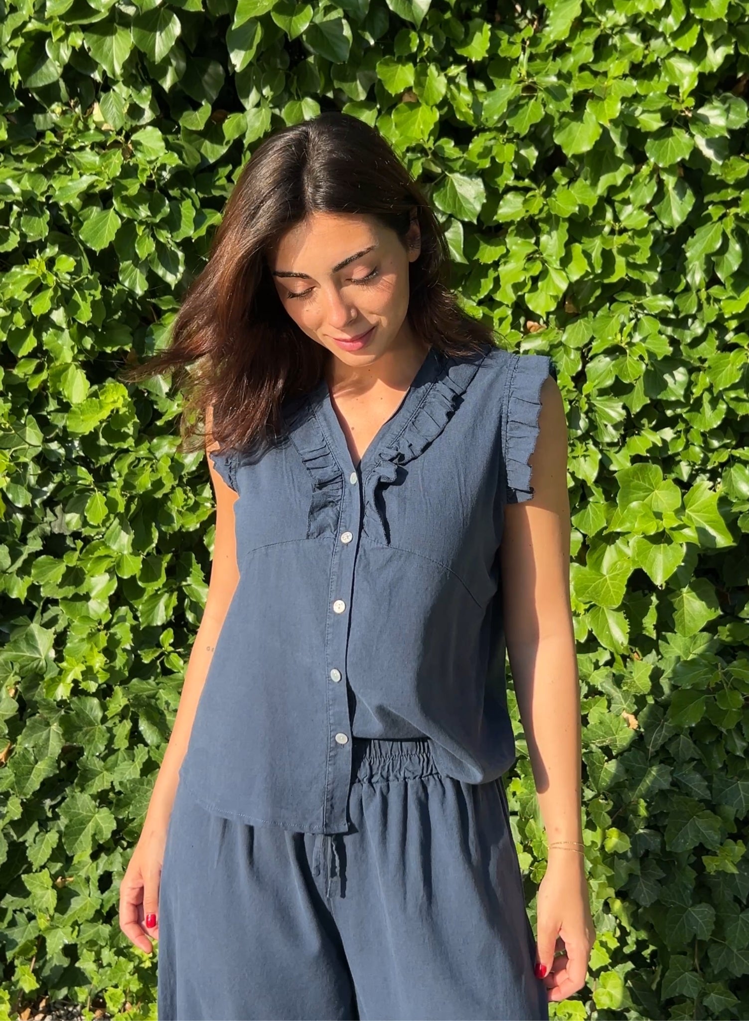 Blusa cloti marino