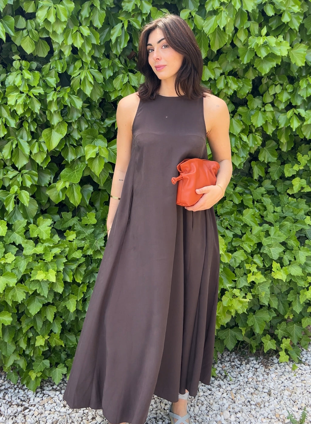 Vestido chocolate