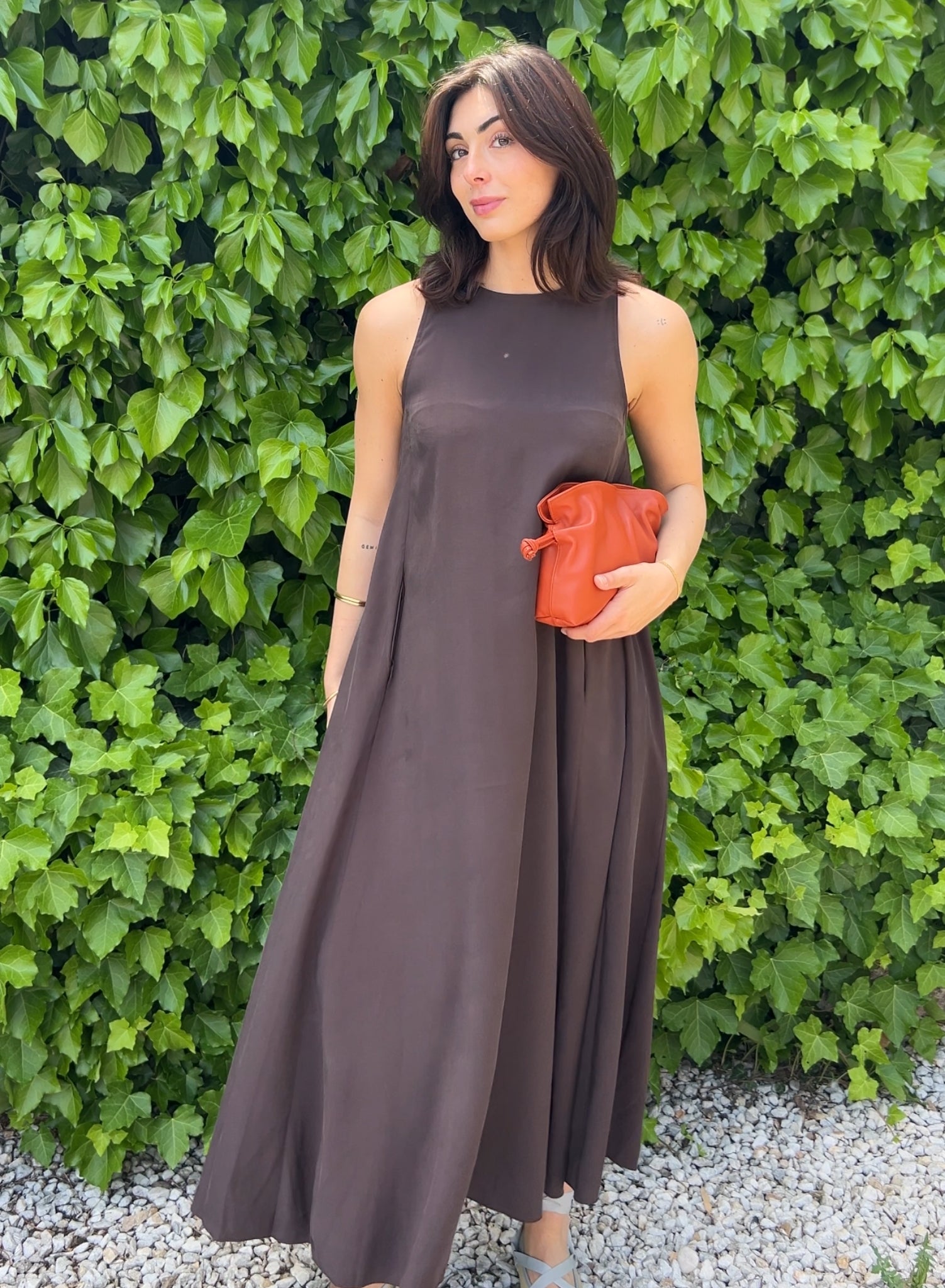 Vestido chocolate