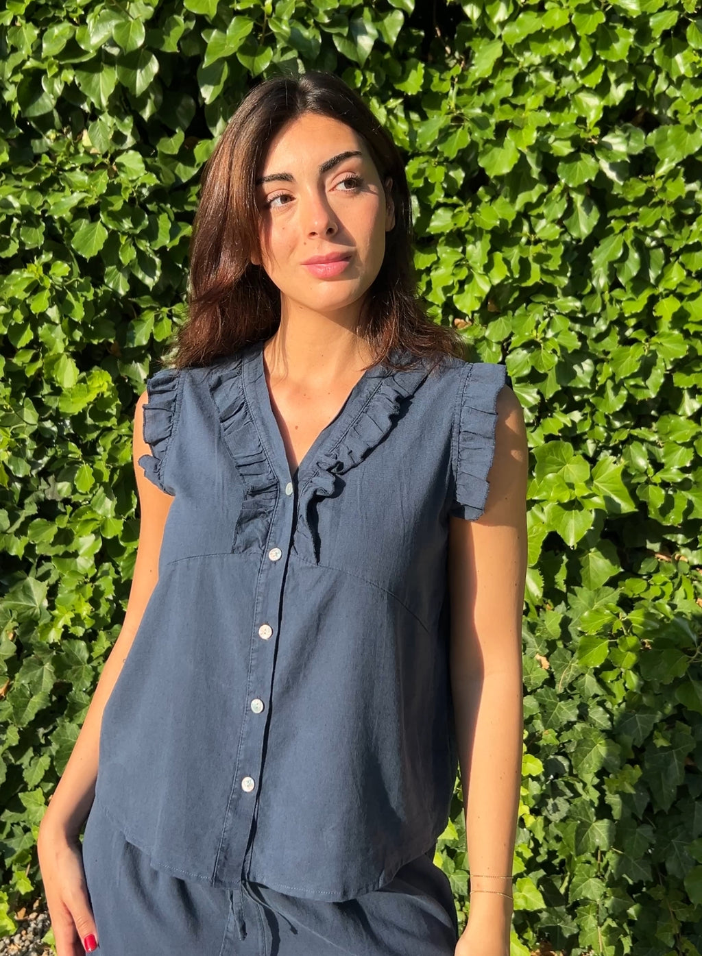 Blusa cloti marino