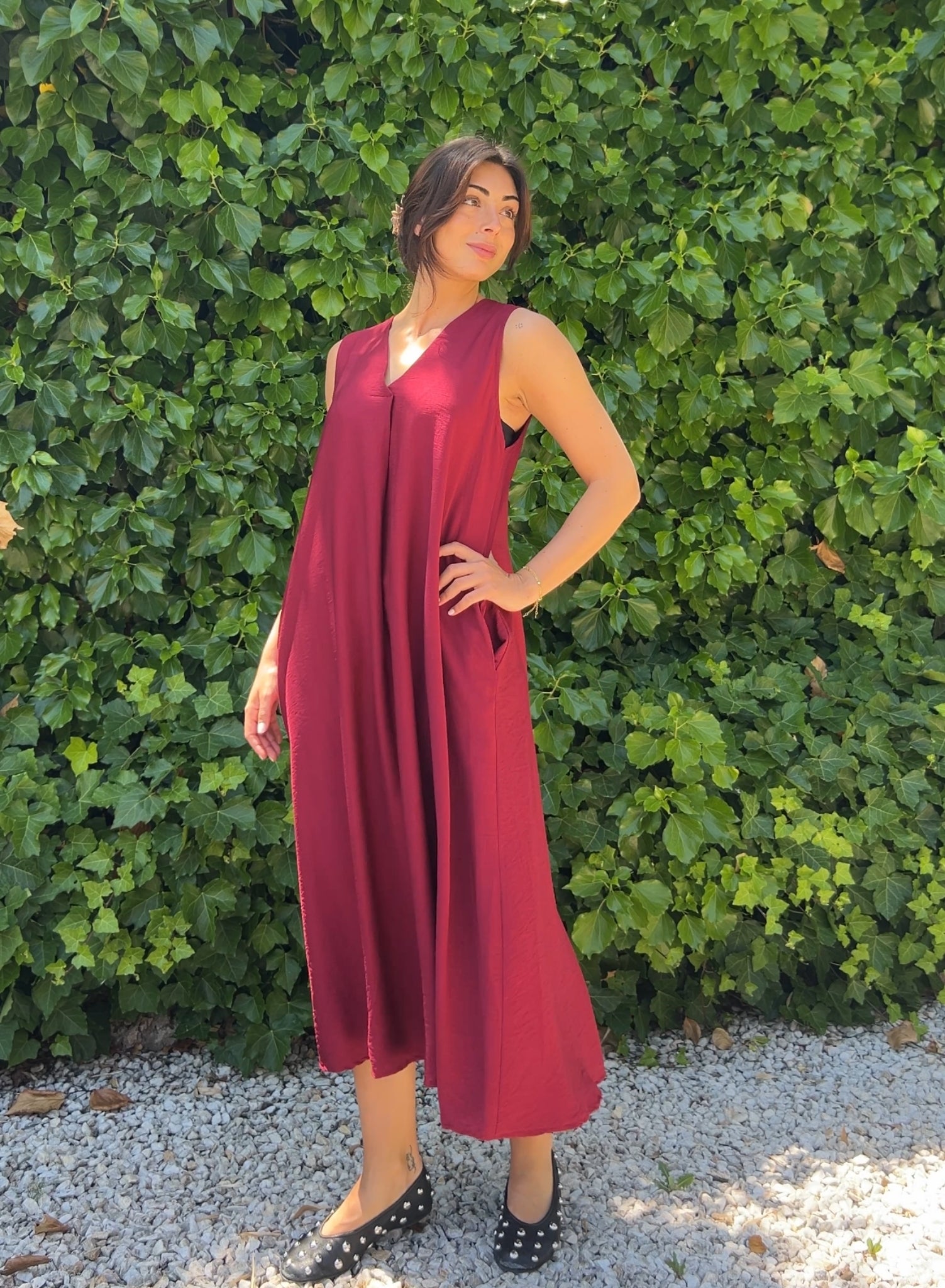 Vestido Violeta fresa