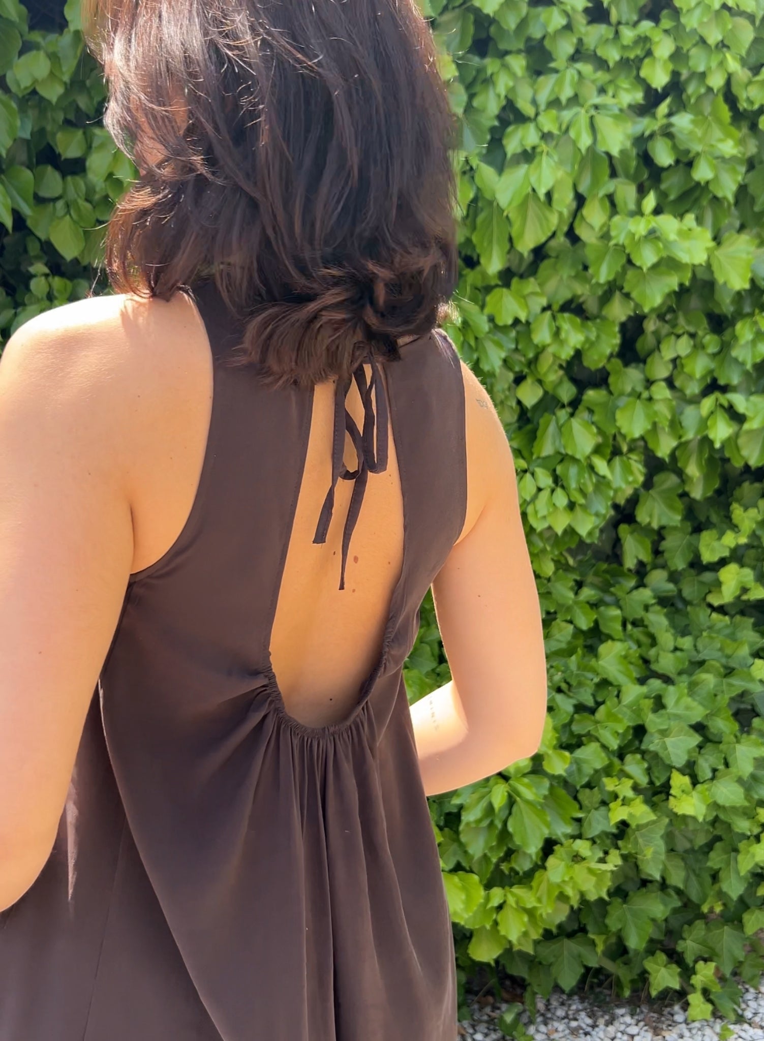 Vestido chocolate