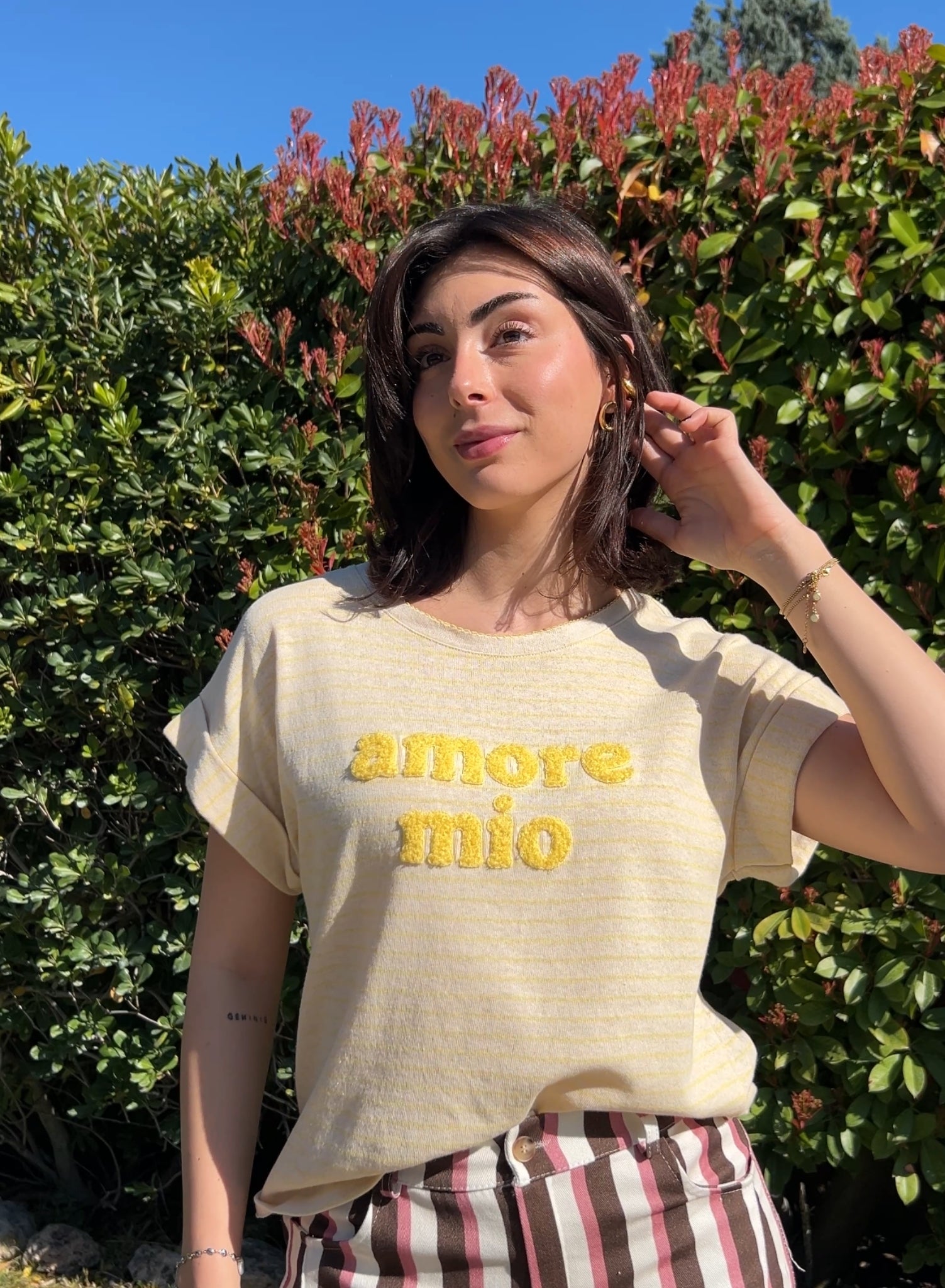 Camiseta amor amarillo