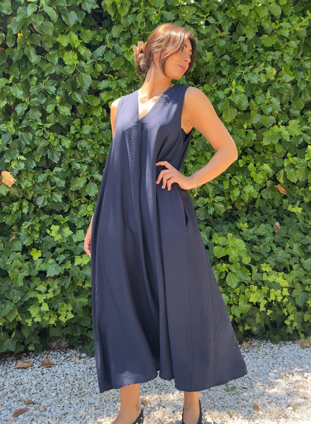 Vestido Violeta marino