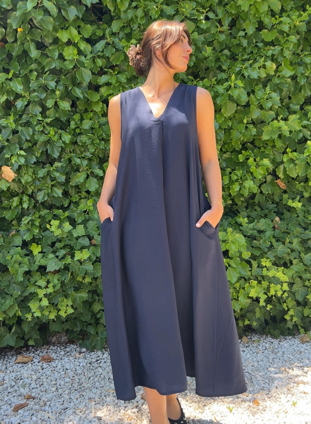 Vestido Violeta marino