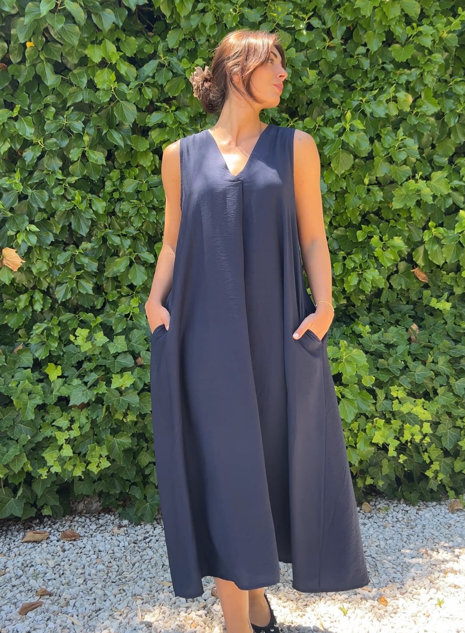 Vestido Violeta marino