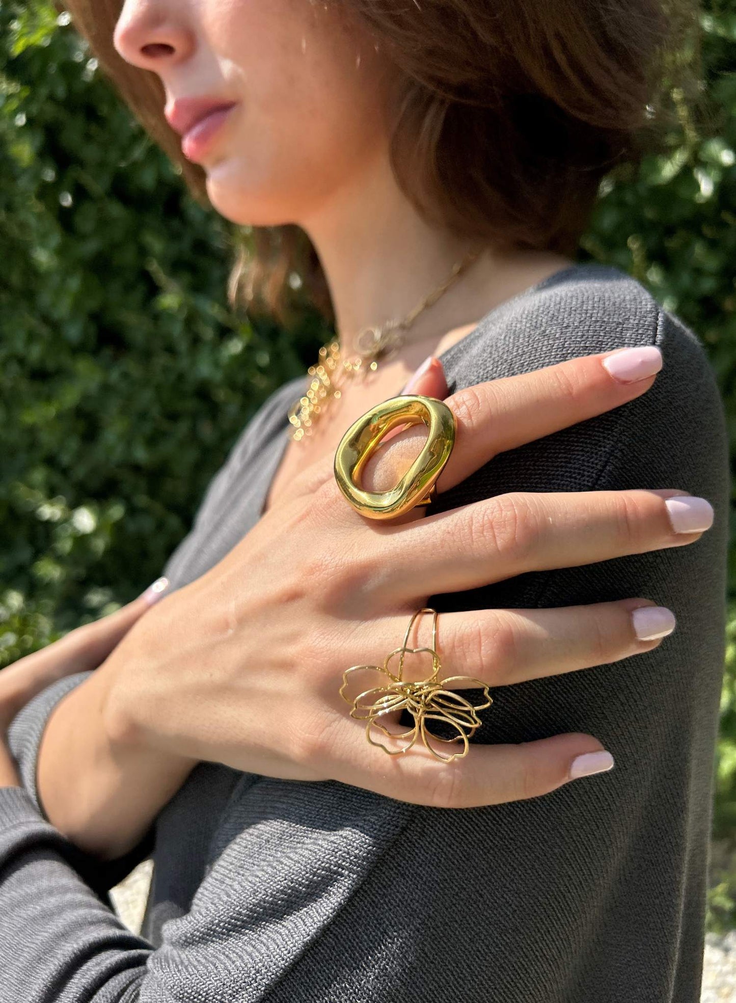 XL circle ring 