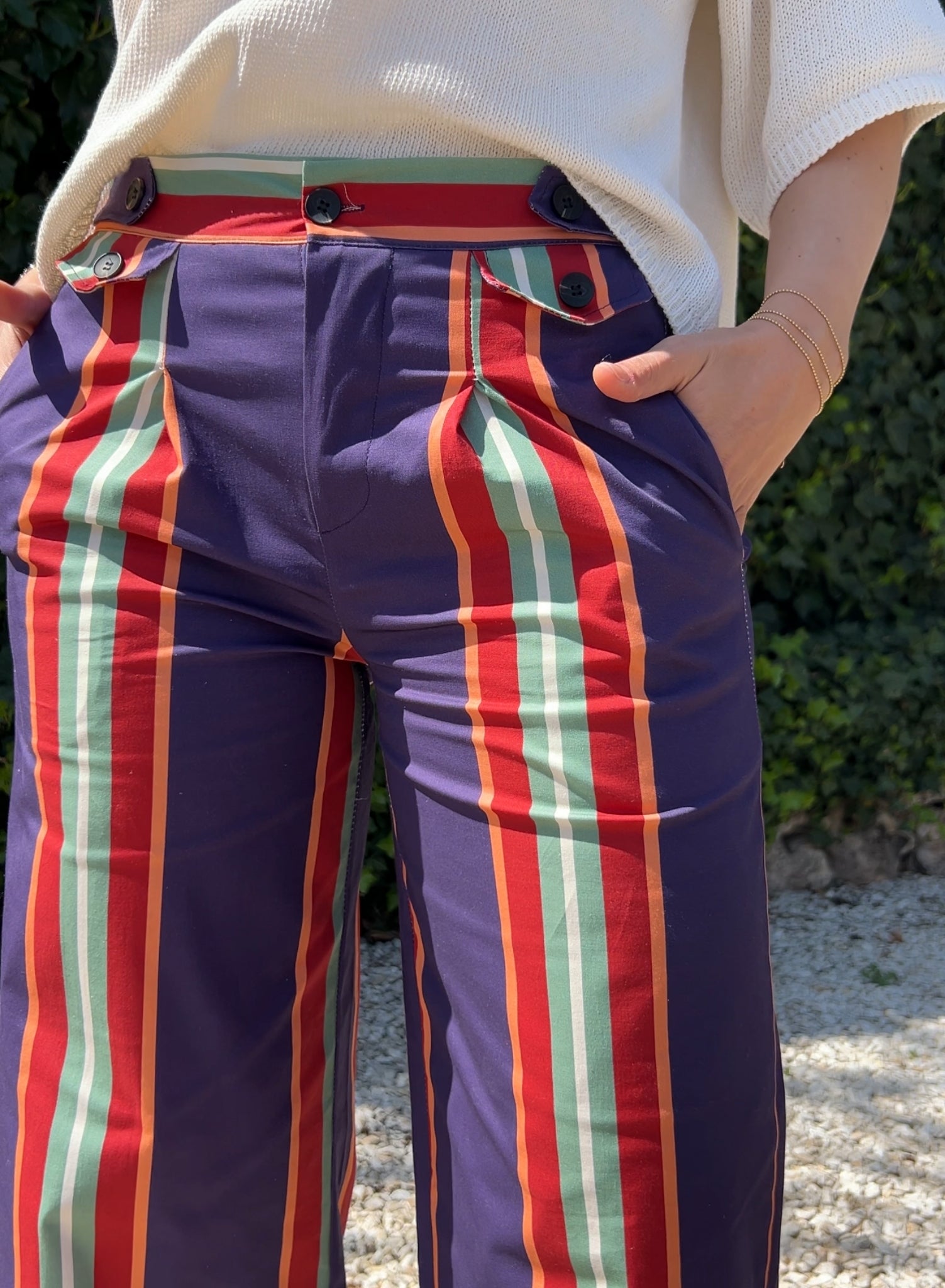 Pantalón rayas
